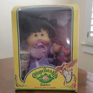 Cabbage Patch Kids Baby Doll with Purple Outfit
